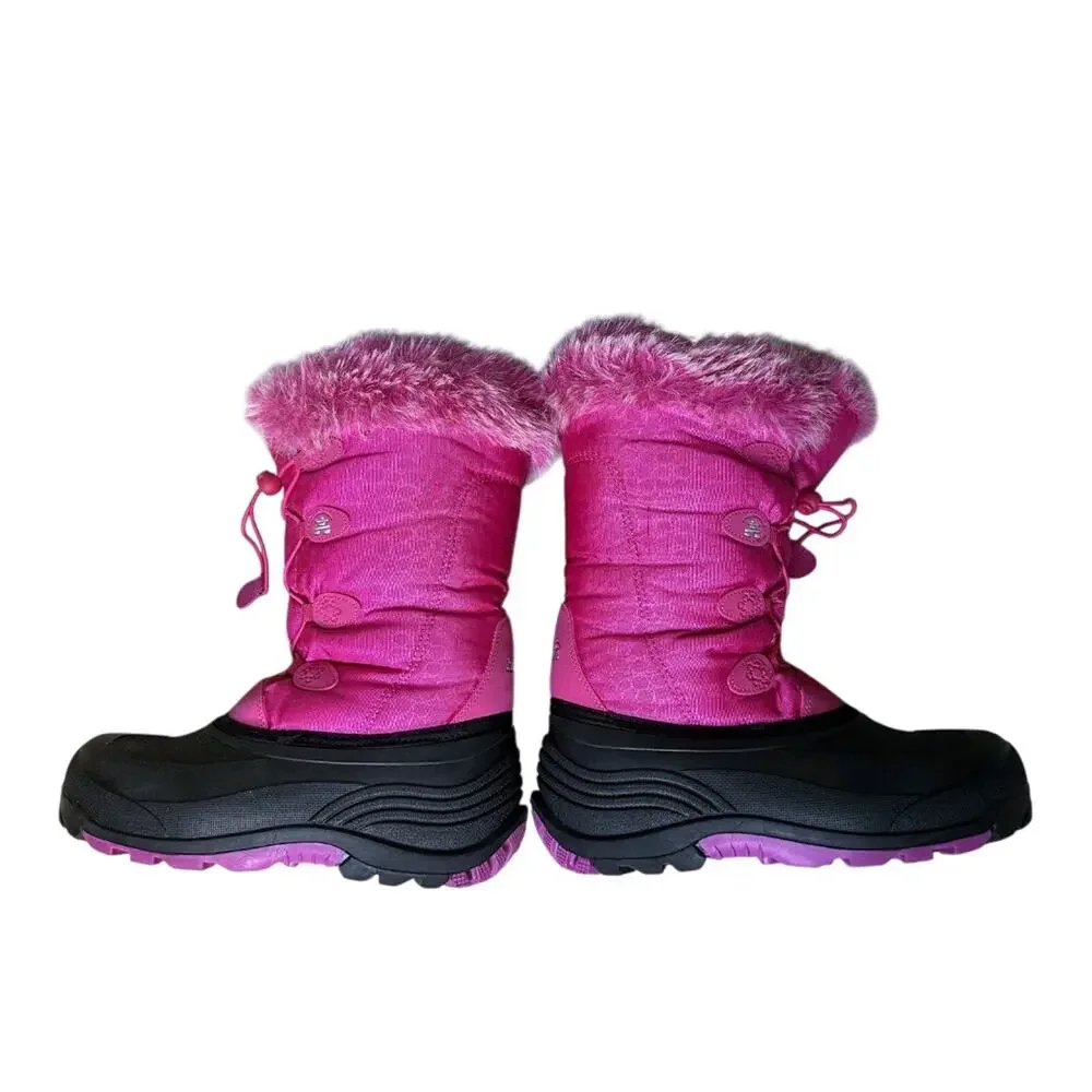 Kamik Snowgypsy Fuschia Insulated Waterproof Winter Boots Outdoors Cozy Sz 2